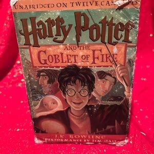 Harry Potter and the Goblet of Fire 12 cassettes- fun book to listen to- used